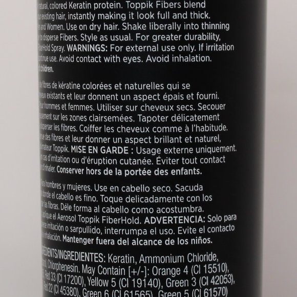 Toppik 27.5g Hair Fibers - All Colors - 100% Authentic - Free Shipping - Picture 15 of 16